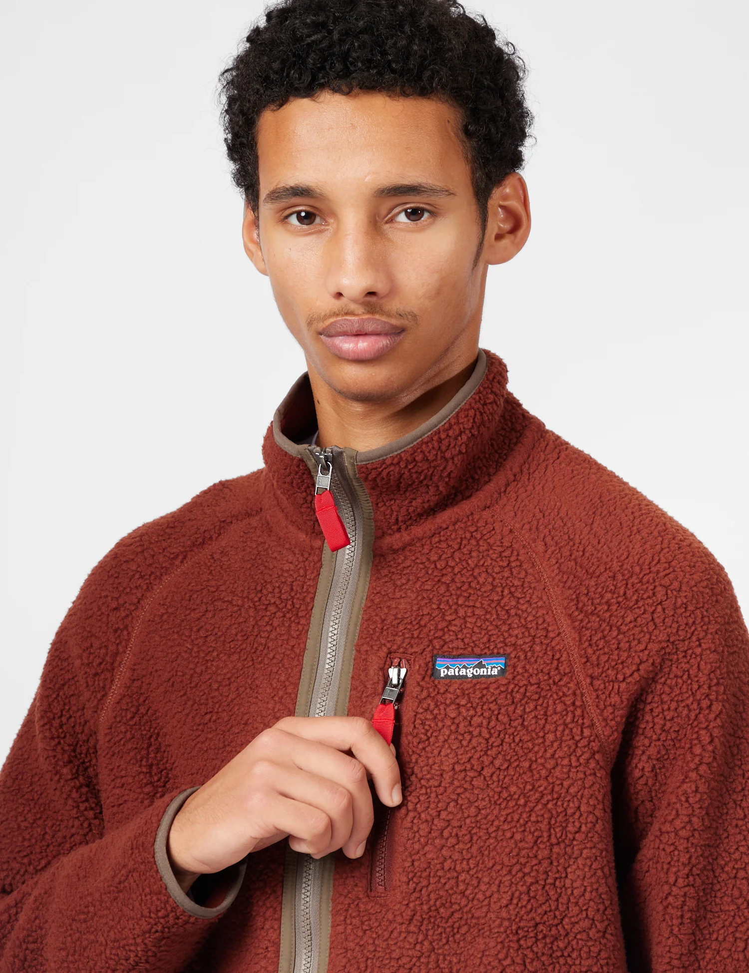 Patagonia Retro Pile Fleece Jacket - Dried Vanilla - Image 2