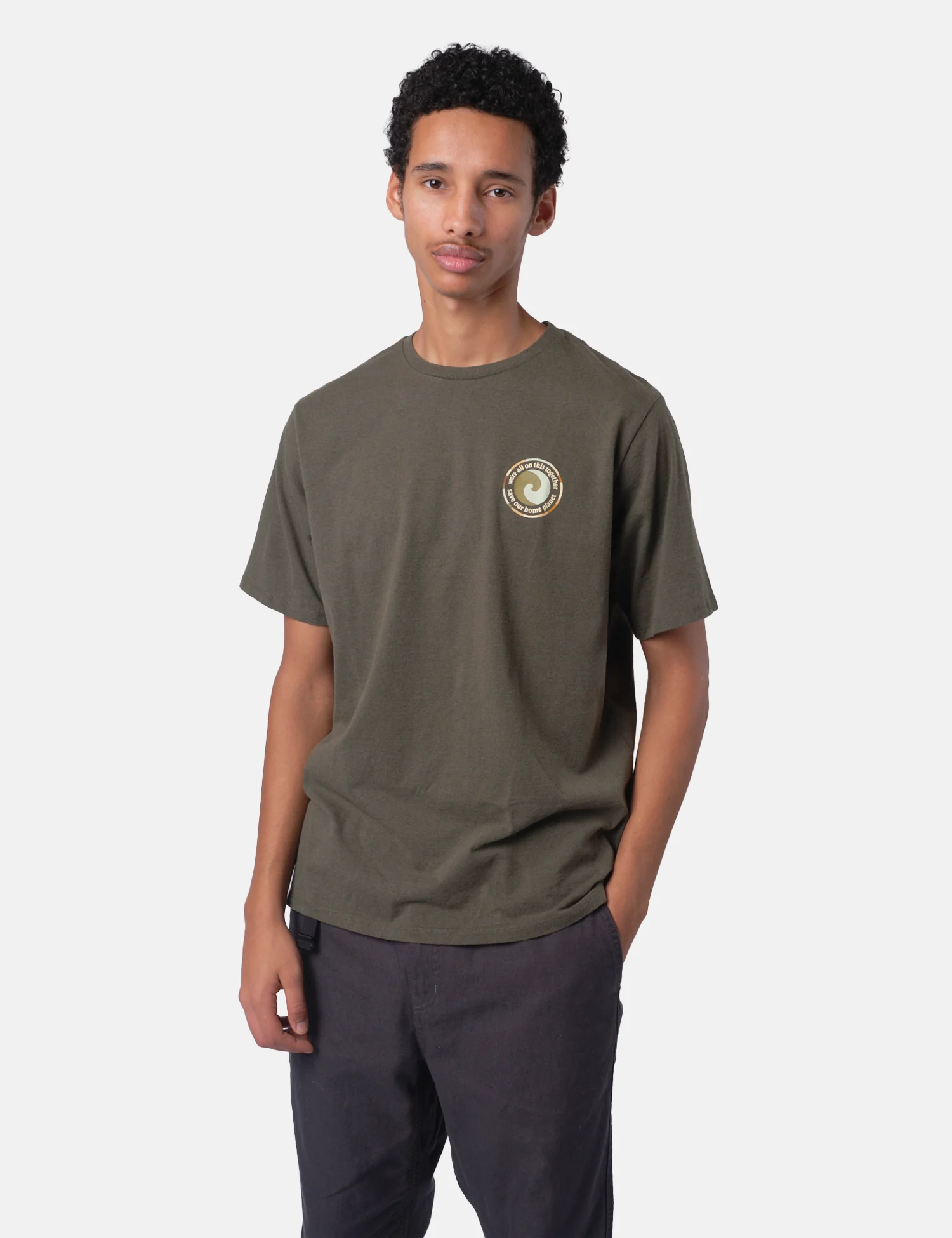 Patagonia Unity Fitz Responsibili-Tee T-Shirt - Basin Green - Image 2