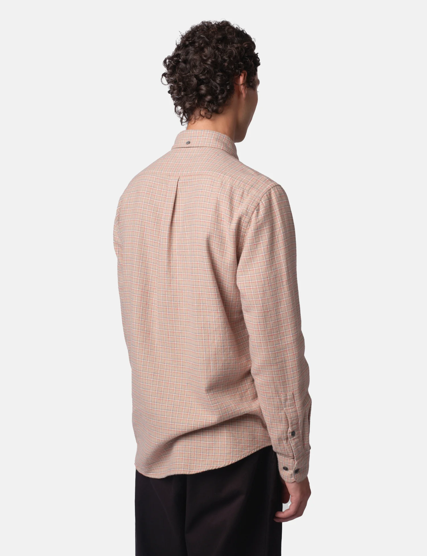 Portuguese Flannel Estudo Shirt - Beige/Blue/Red/Off white - Image 4