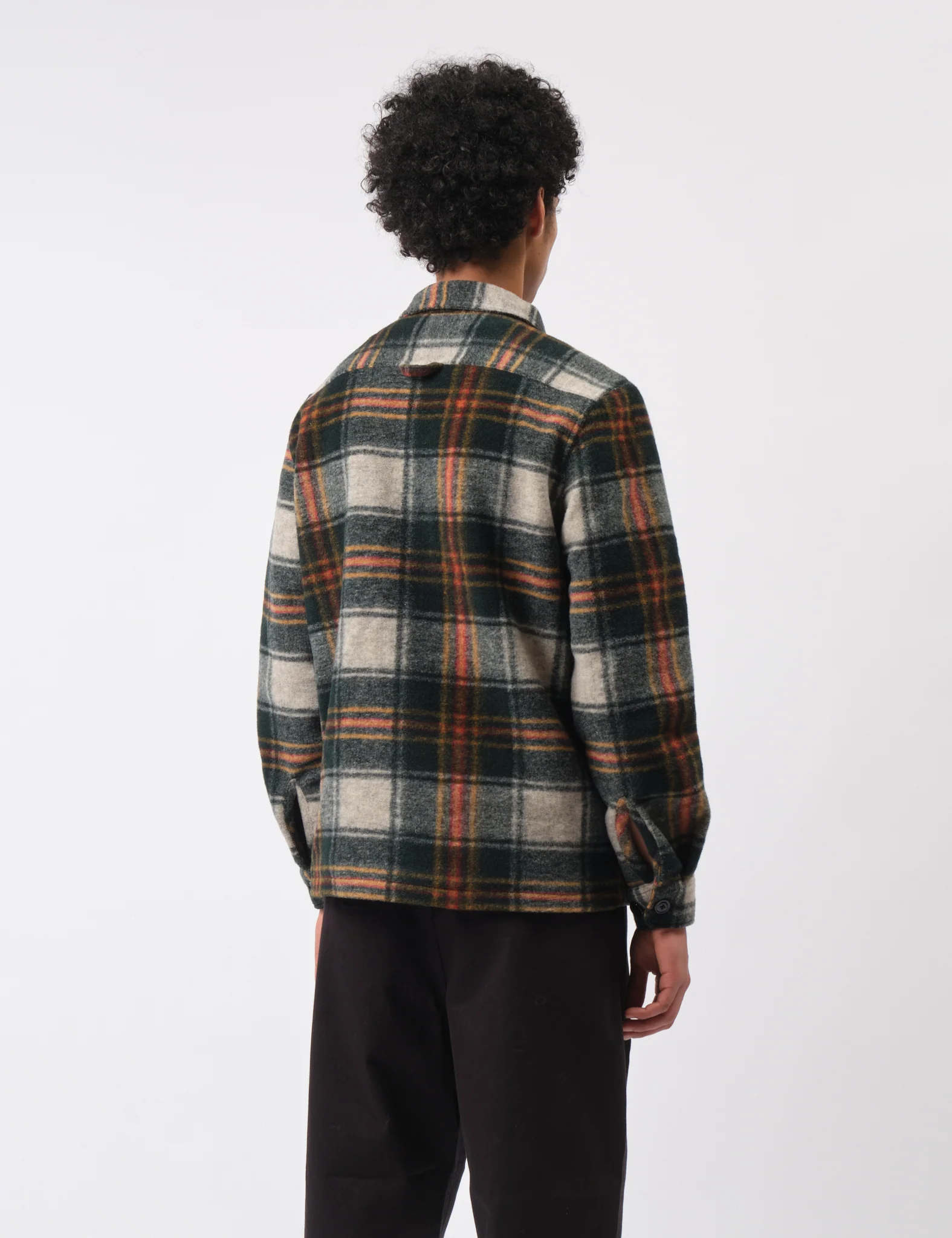 Portuguese Flannel Gauli Overshirt - Forest Green - Image 4