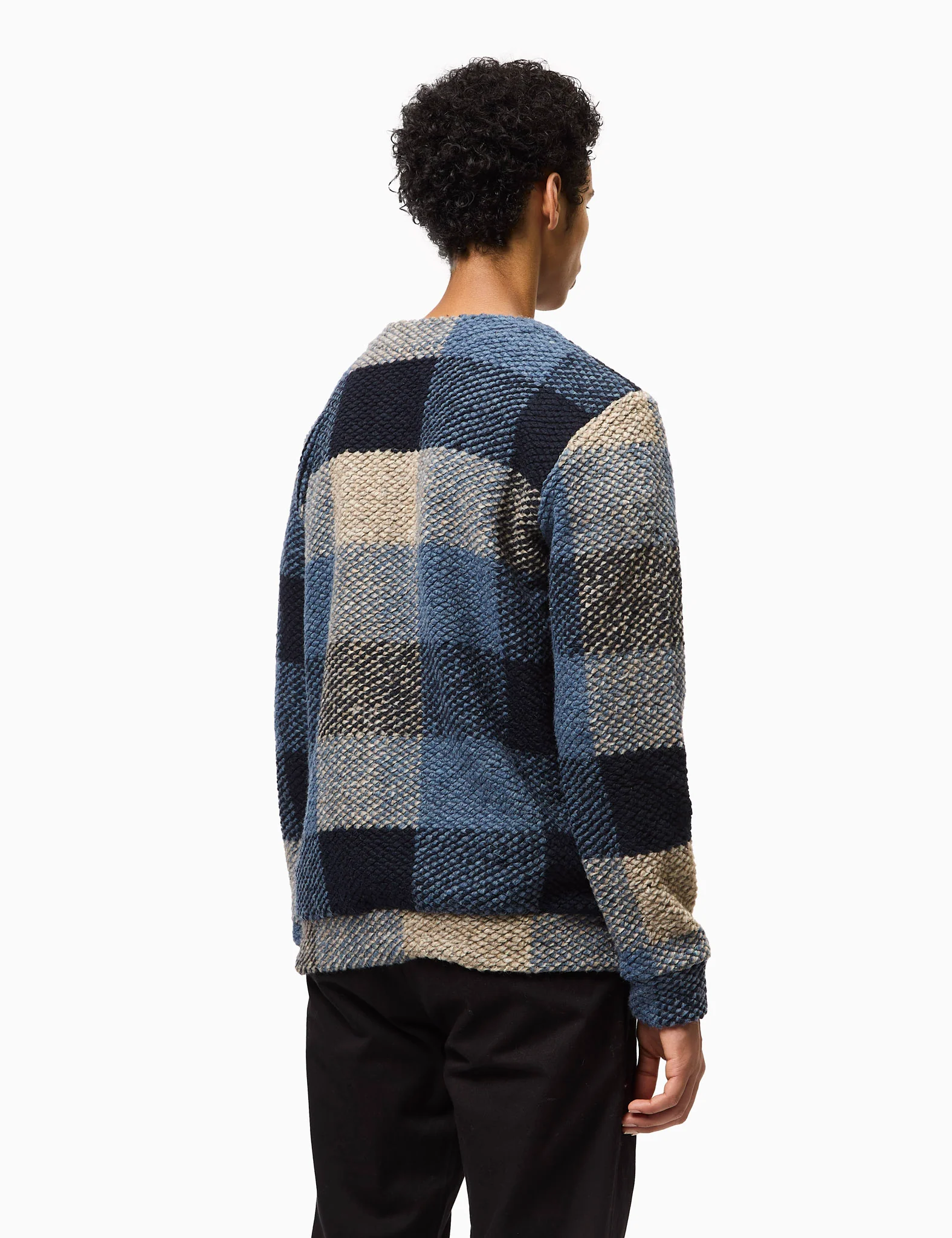 Portuguese Flannel Quintal Cardigan Shirt - Blue - Image 4