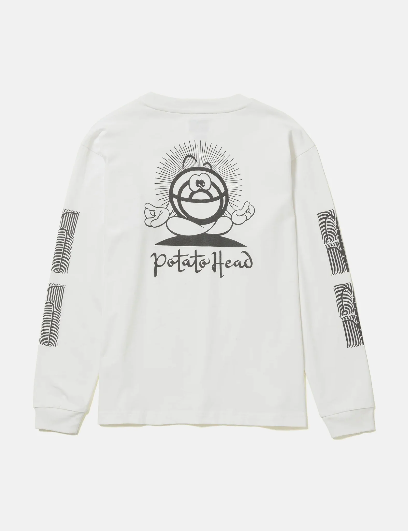 Potato Head Chakra-Bli Made Long Sleeve T-Shirt - Off White - Image 2