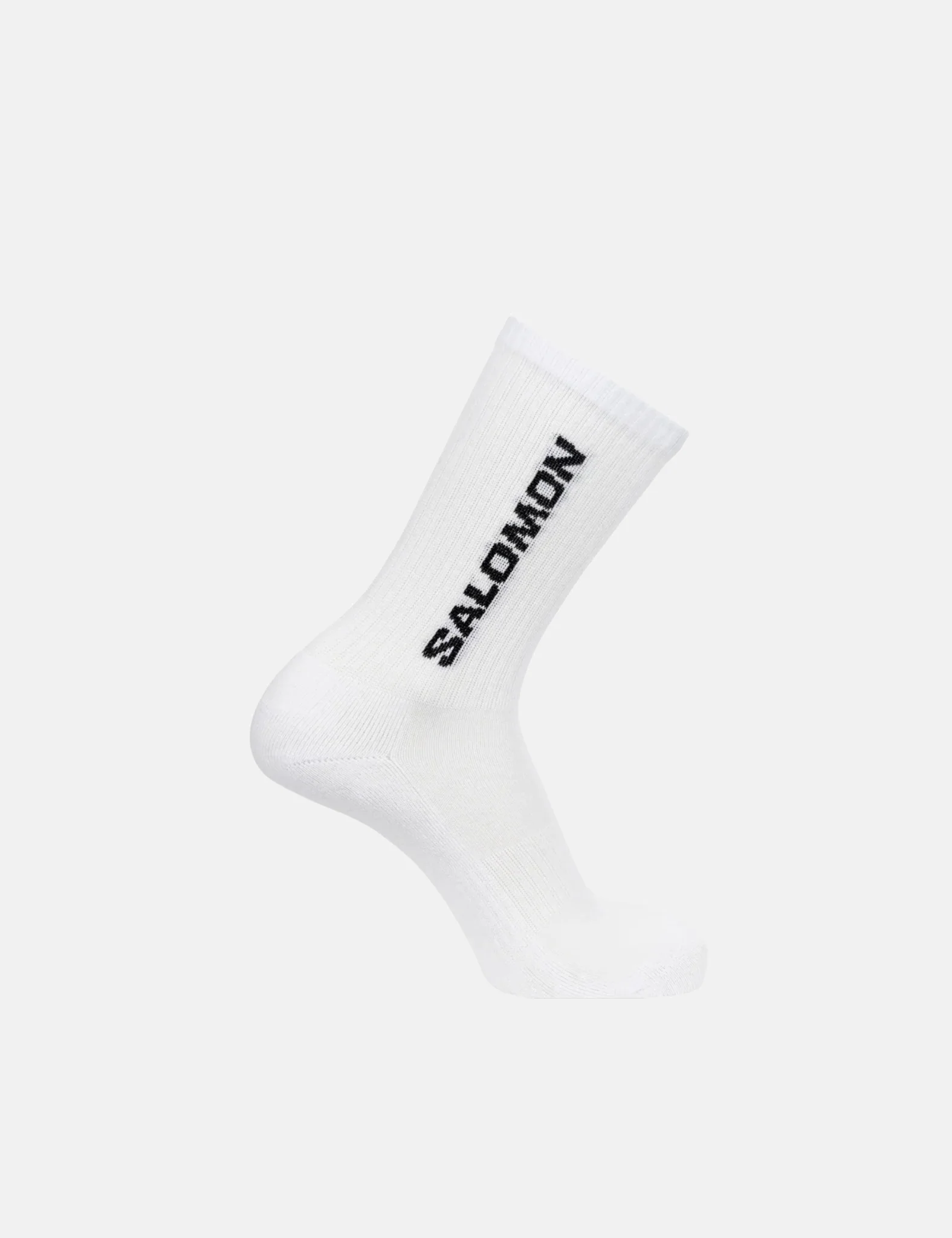 Salomon Everyday Crew Socks (3-Pack) - Black/White/Med Grey Melange - Image 3