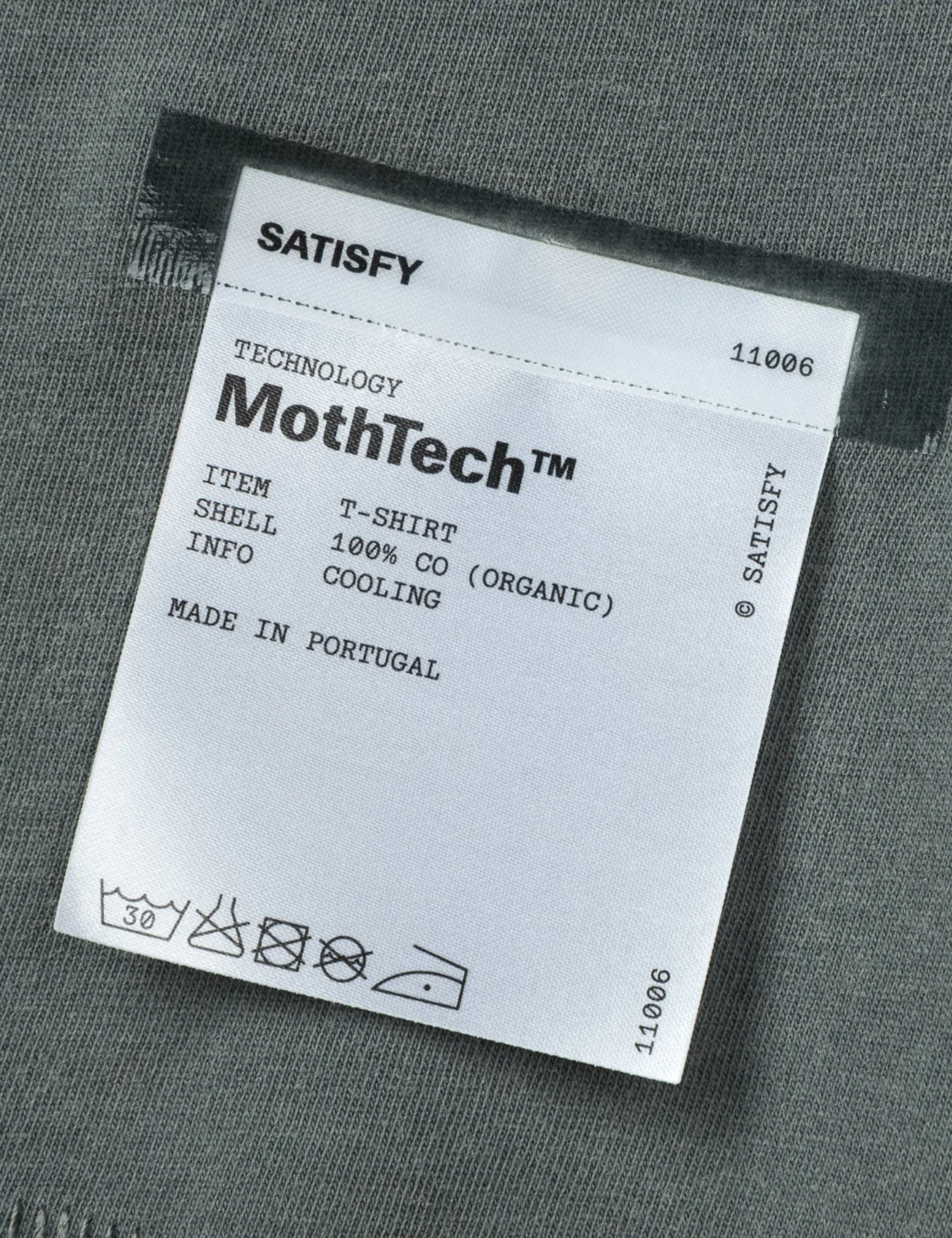 Satisfy MothTech T-Shirt - Faded Black - Image 4