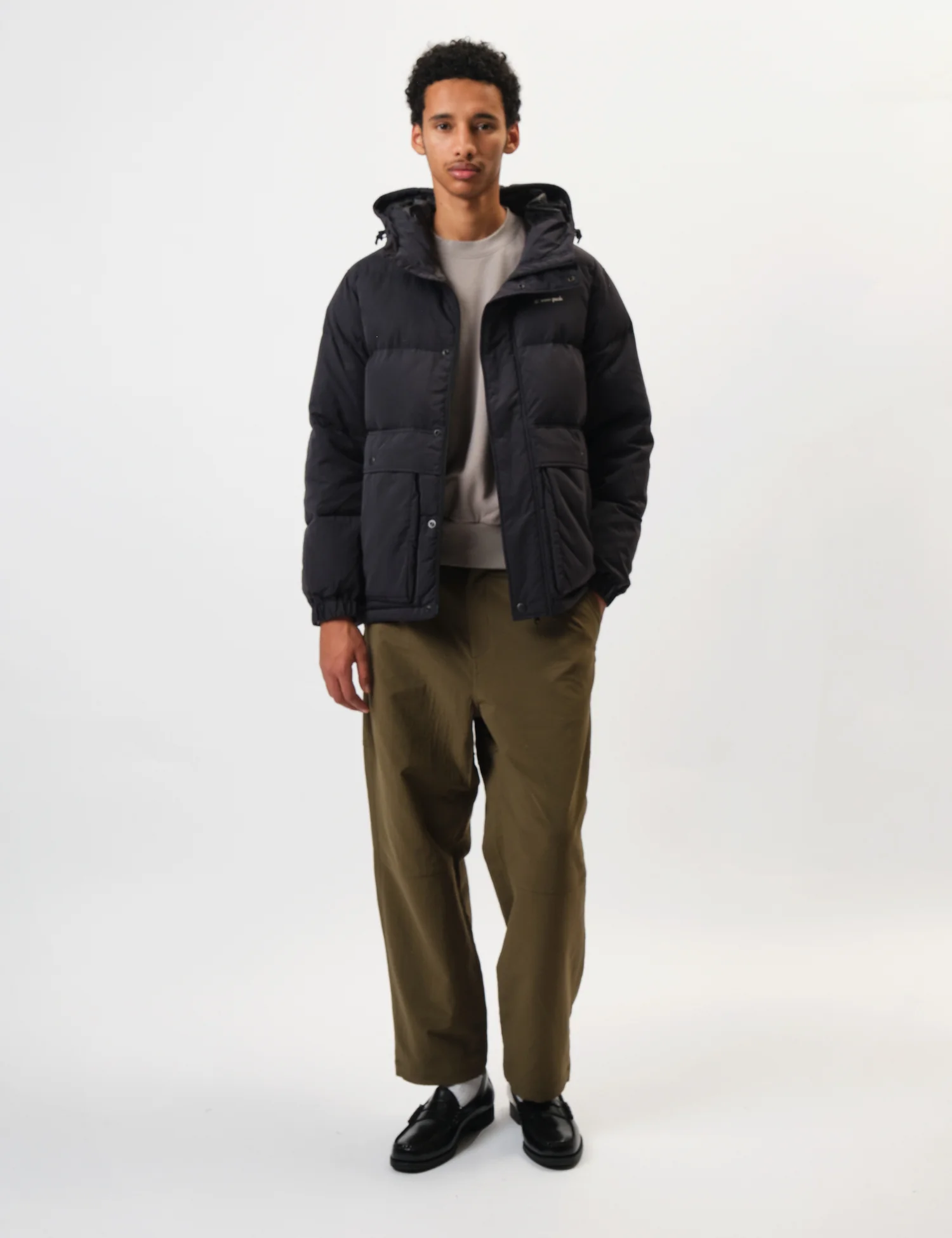 Snow Peak Everyday Down Jacket - Black - Image 3