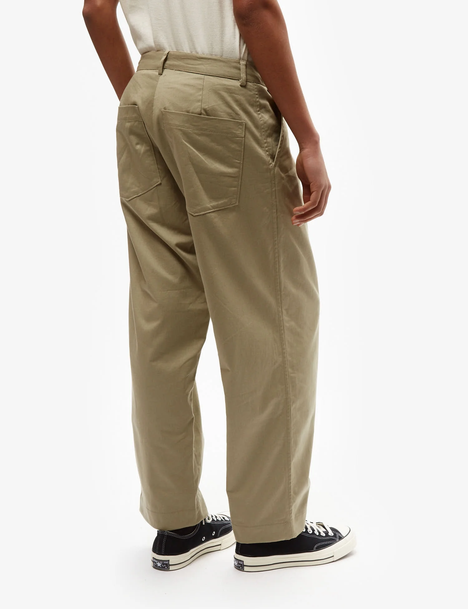 Universal Works Duke Pant (Twill) - Stone - Image 4