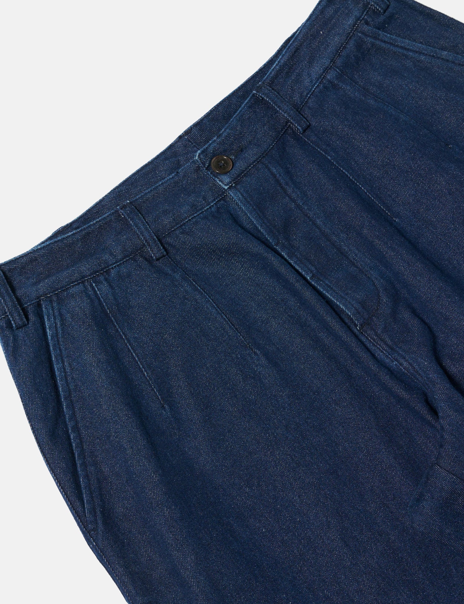 Universal Works Dutch Pant (Denim) - Indigo Blue - Image 2