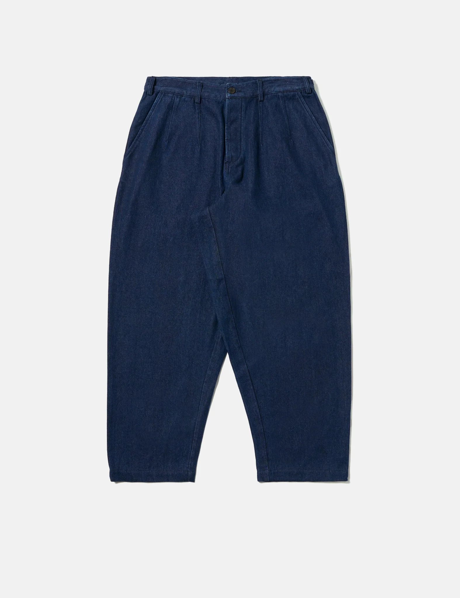 Universal Works Dutch Pant (Denim) - Indigo Blue - Image 3