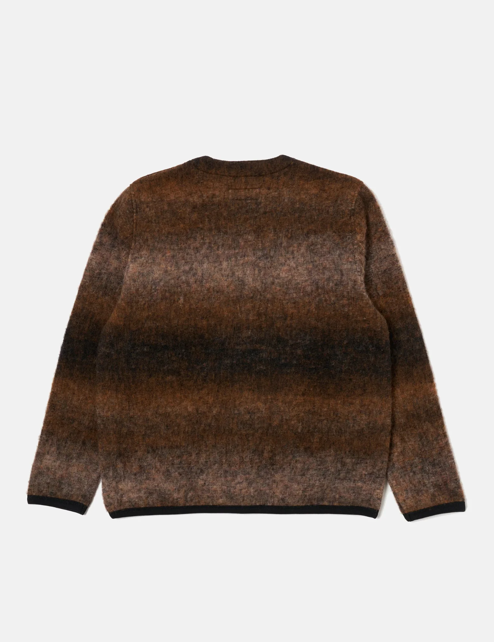 Universal Works Fleece Cardigan (Ombre) - Brown - Image 7