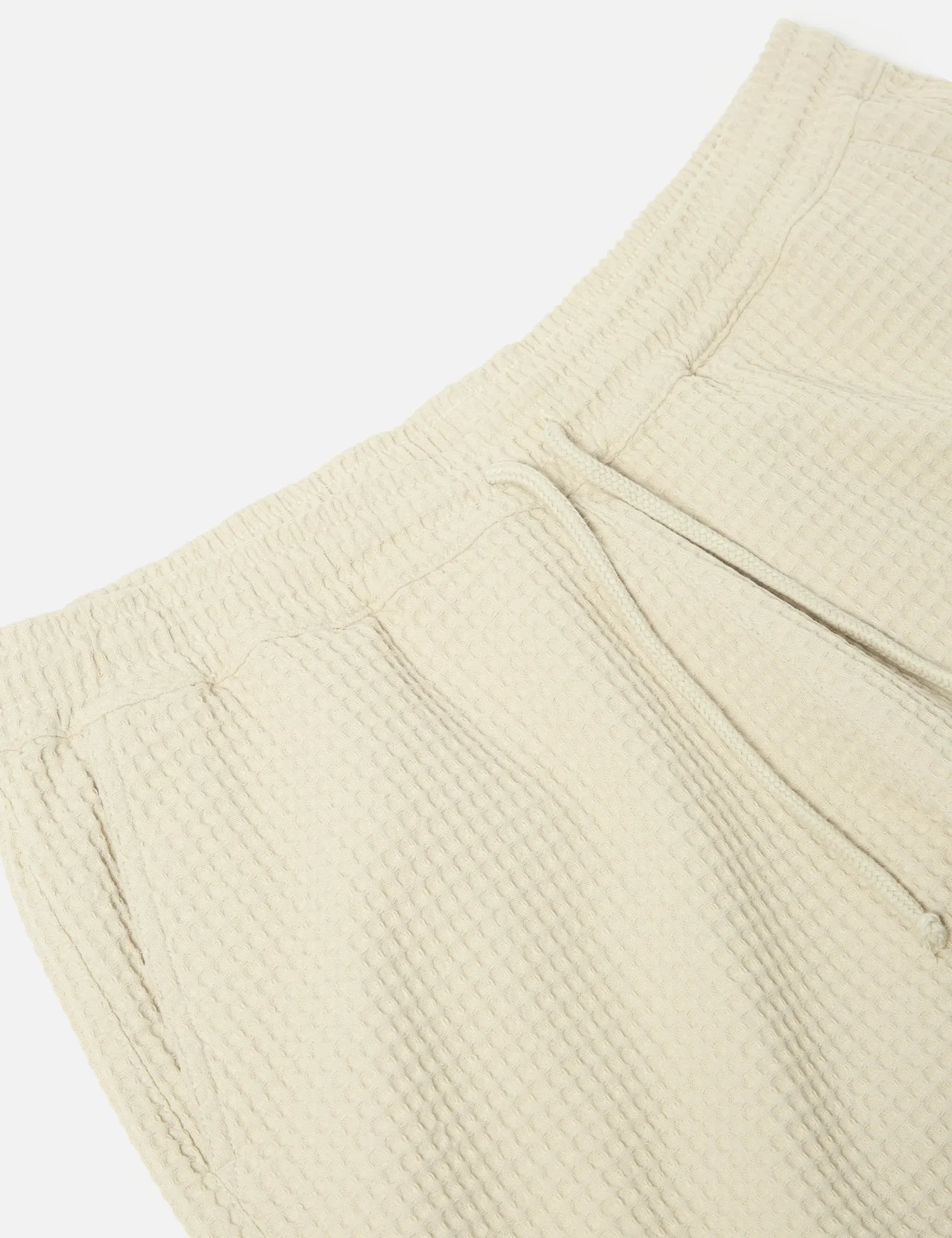 Universal Works Lumber Waffle Shorts - Driftwood - Image 8
