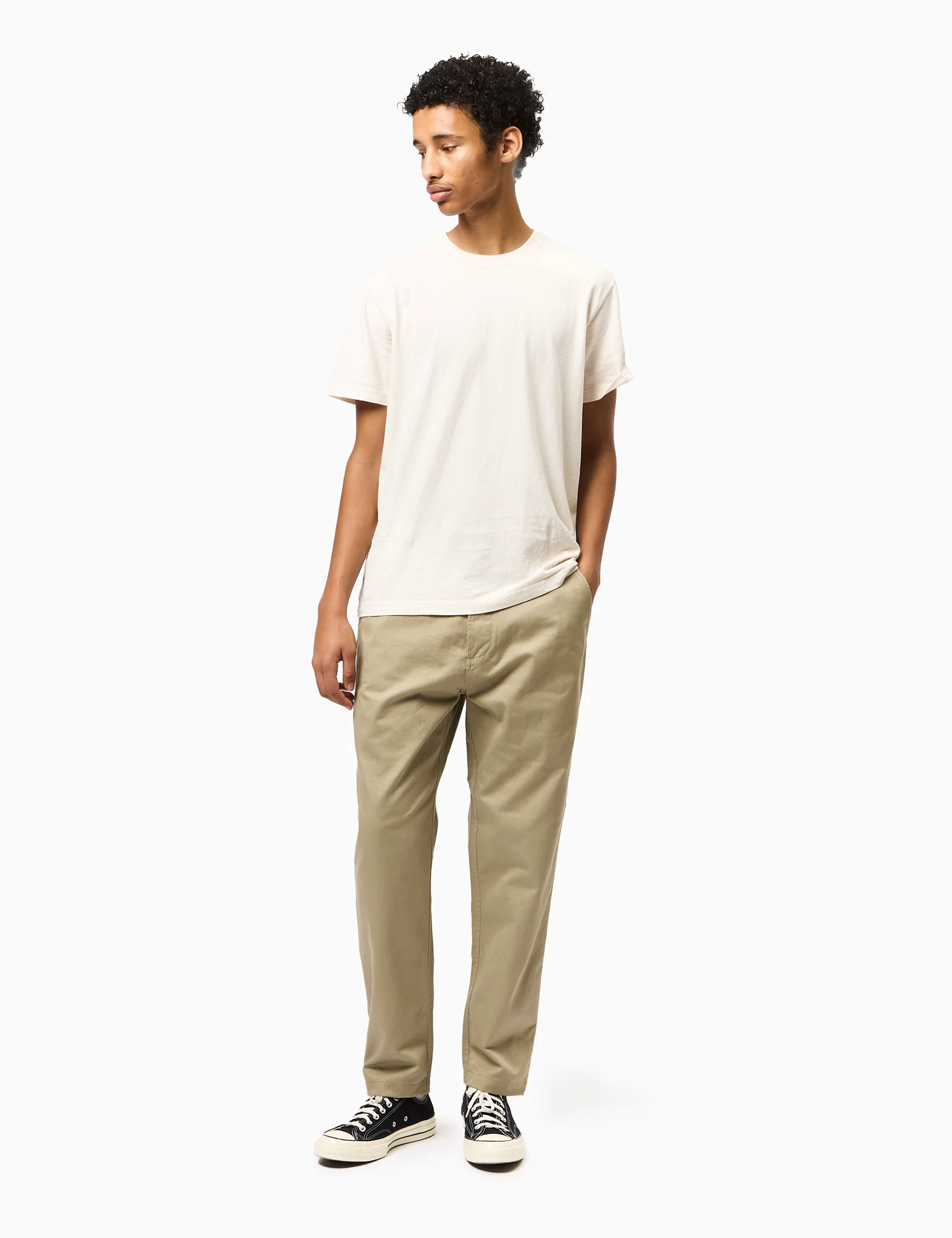 Universal Works Military Chino (Twill) - Stone - Image 3