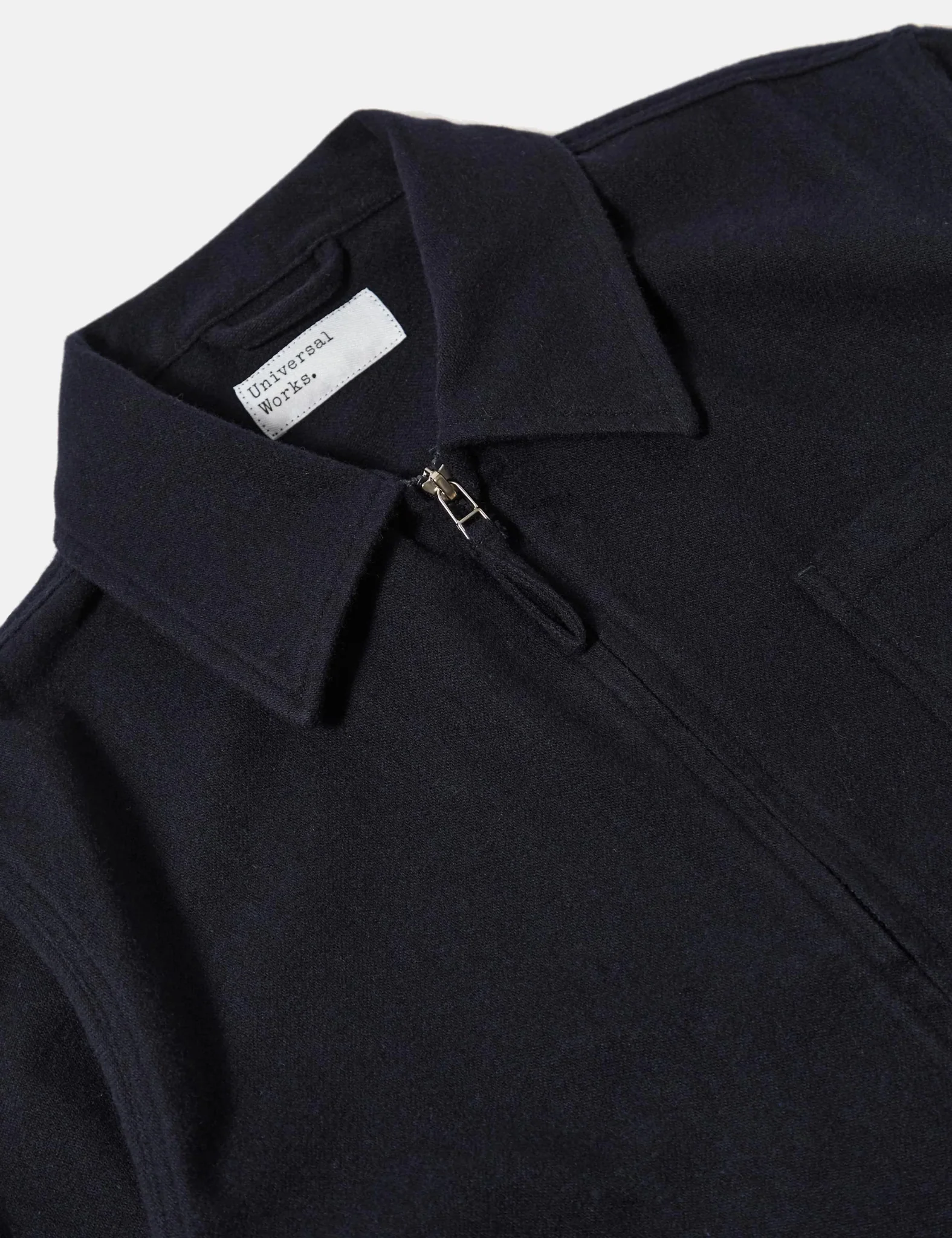Universal Works Rose Bowl Jacket (Recycled Wool) - Dark Navy - Image 6