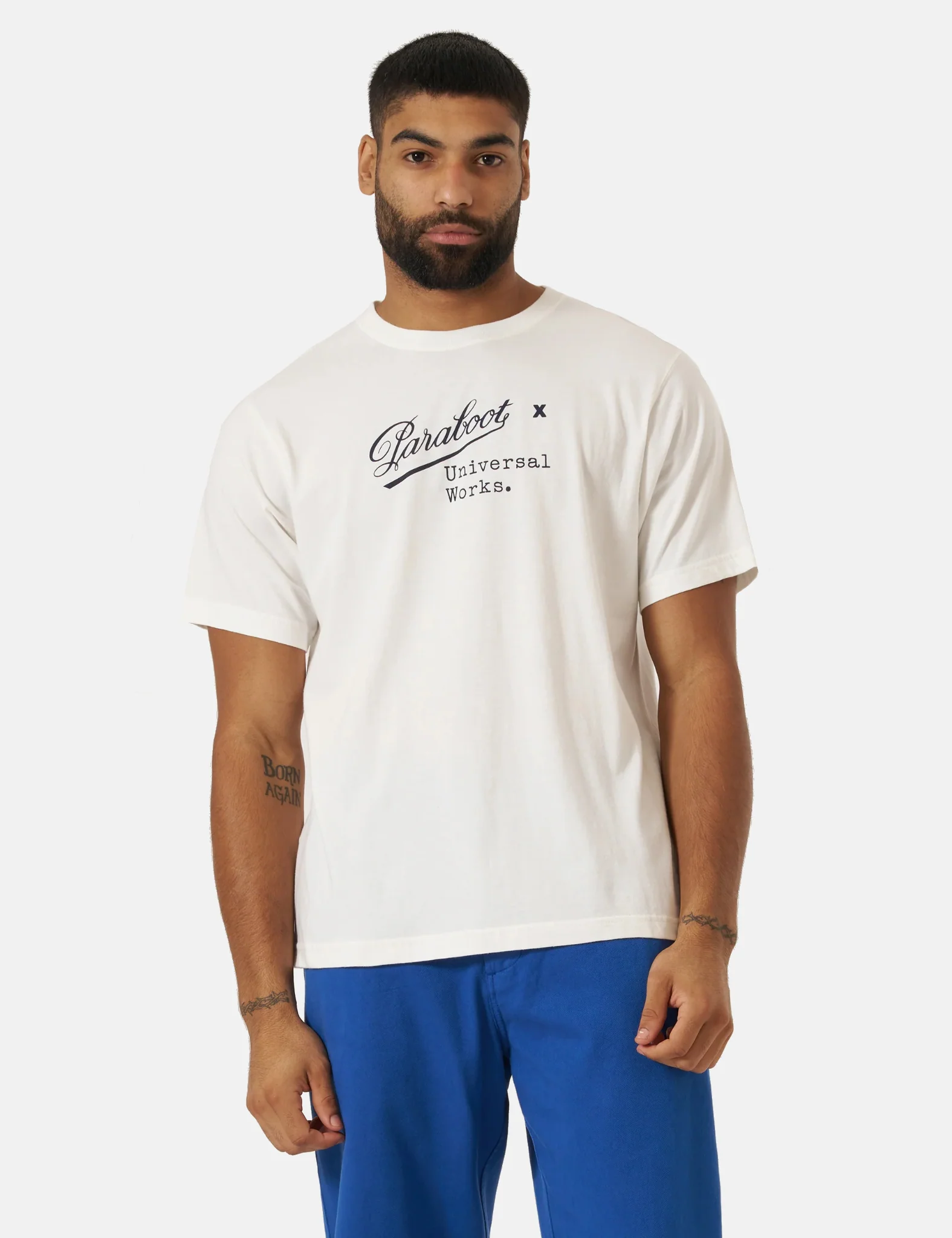 Universal Works x Paraboot Short Sleeve T-Shirt - Ecru