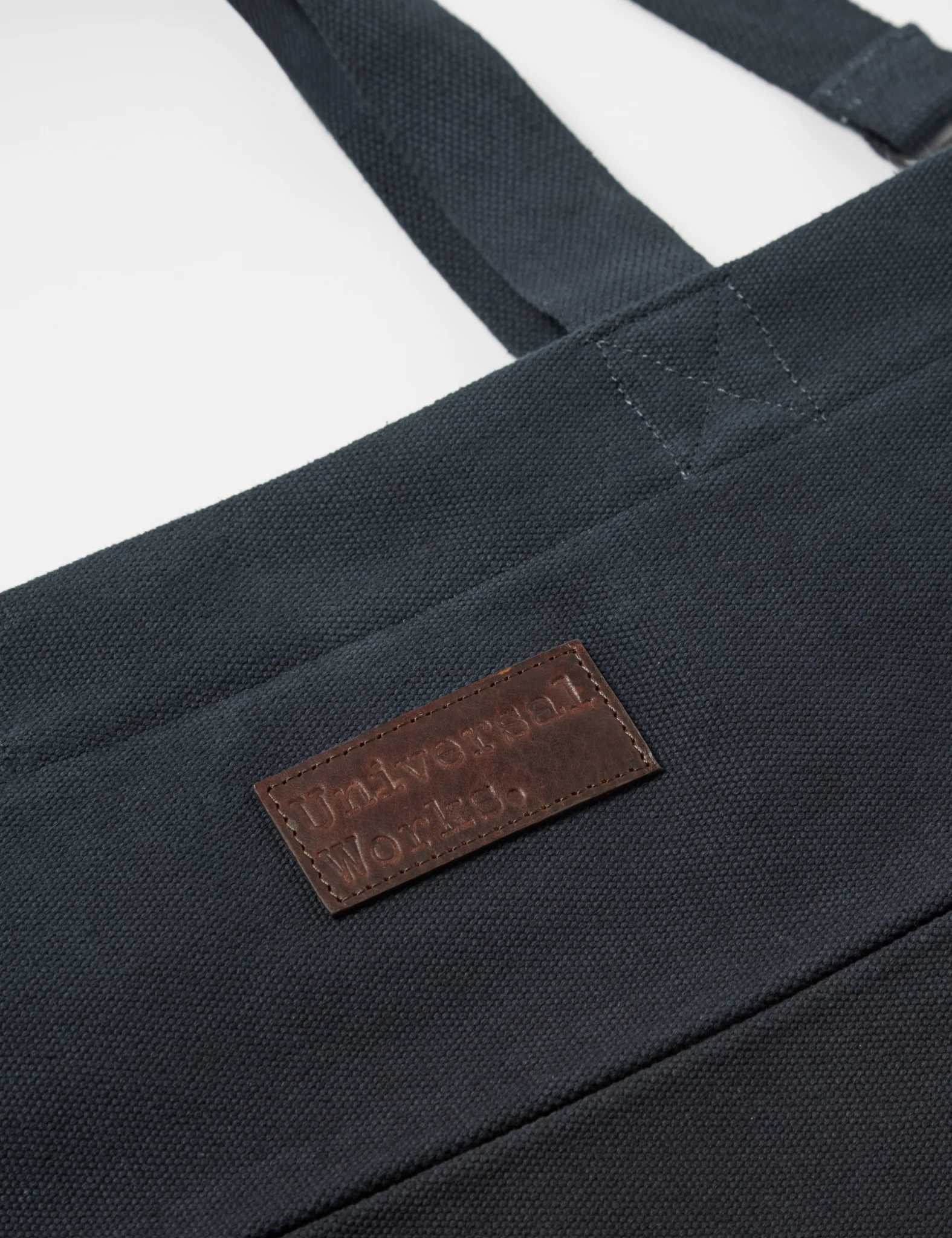Universal Works Tote Bag (Canvas) - Navy Blue - Image 3
