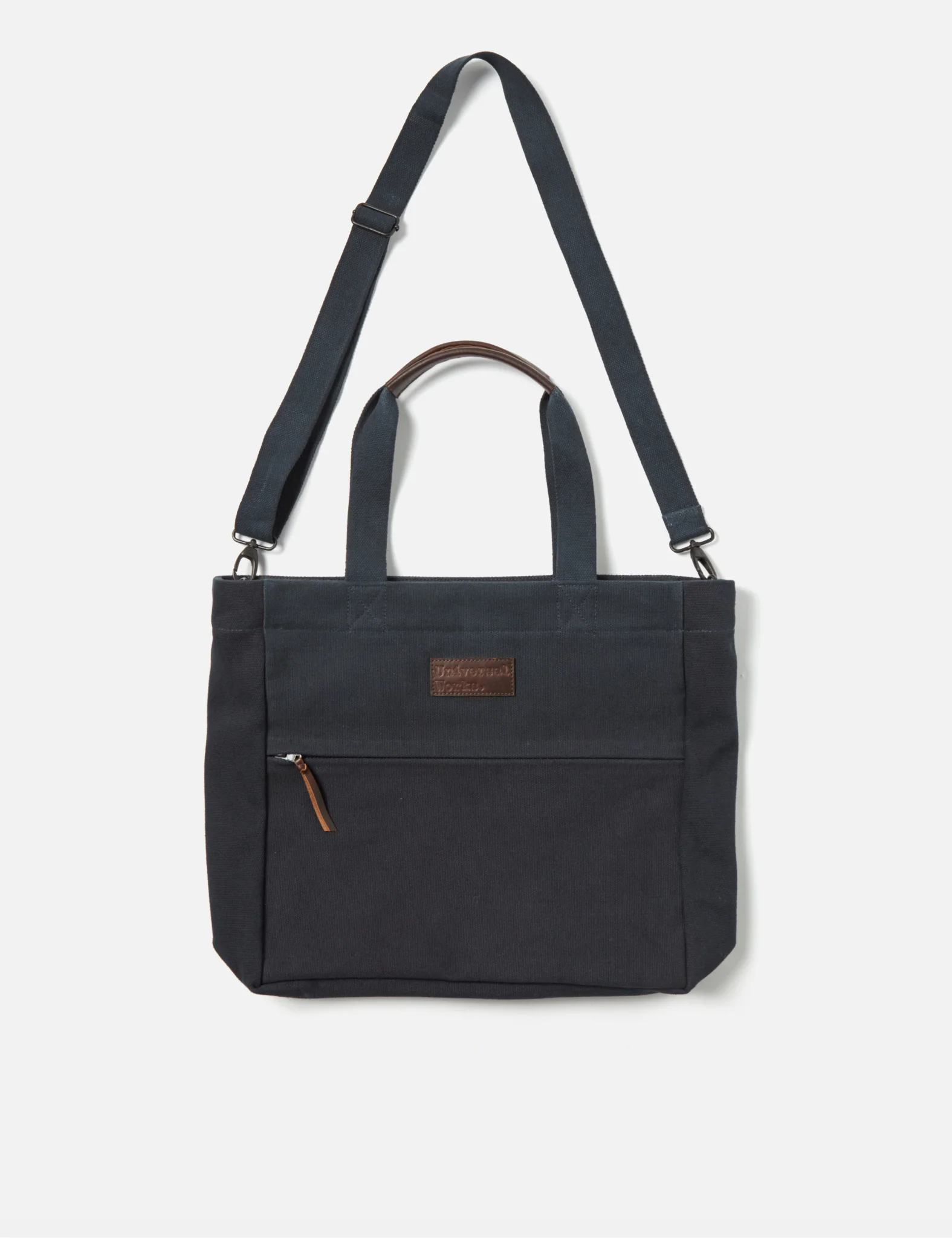 Universal Works Tote Bag (Canvas) - Navy Blue - Image 4