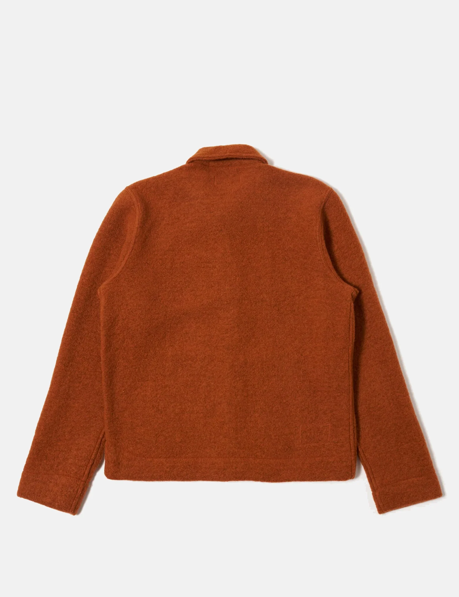 Universal Works Uniform Jacket (Wool Fleece) - Rust - Image 9