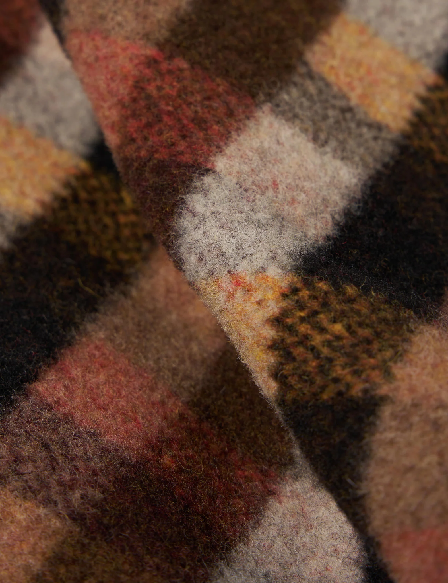 Universal Works Wayfarer Jacket (Merino Checkerboard) - Brown - Image 7