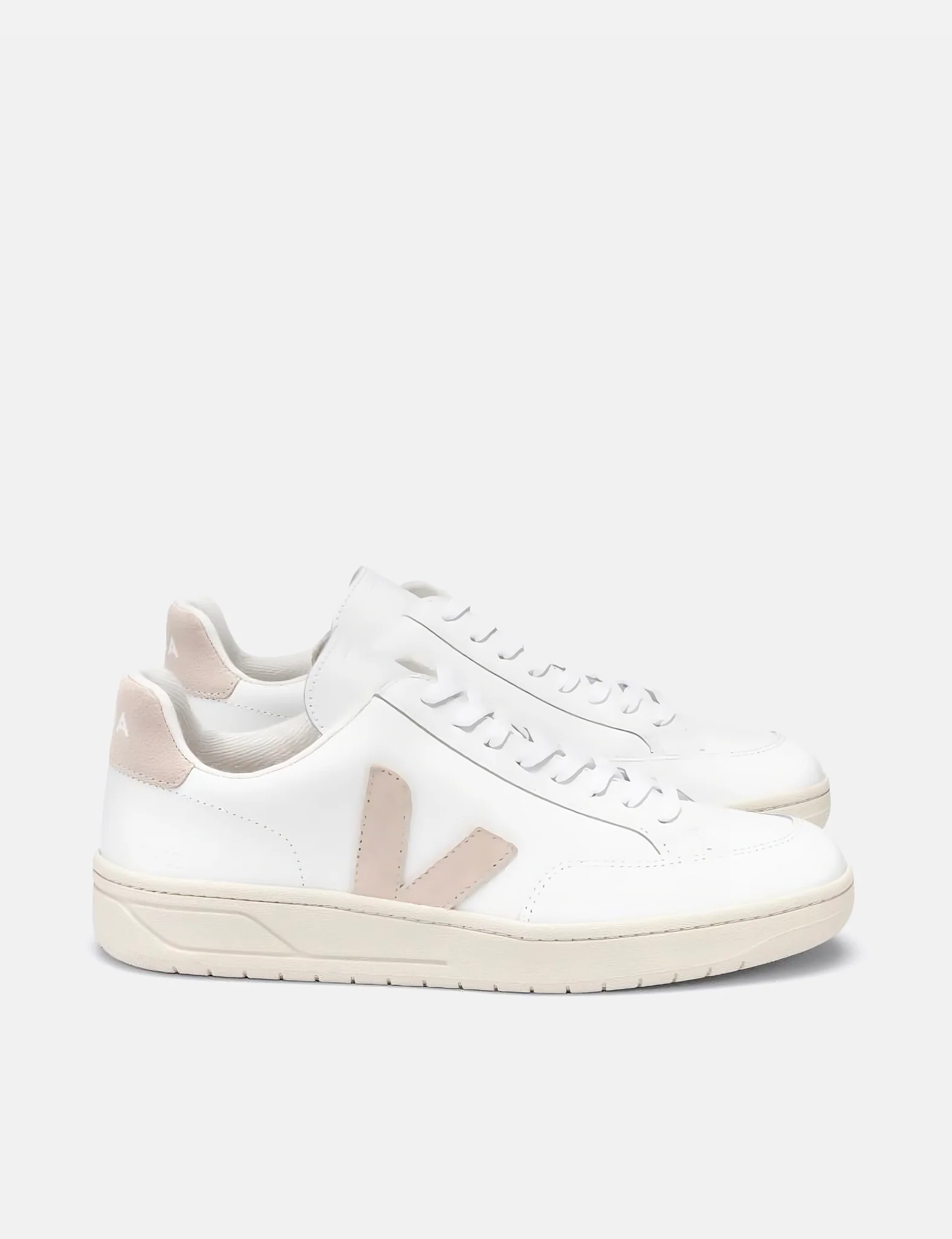 Veja V-12 B-Mesh Trainers - Extra White/Sable - Image 3