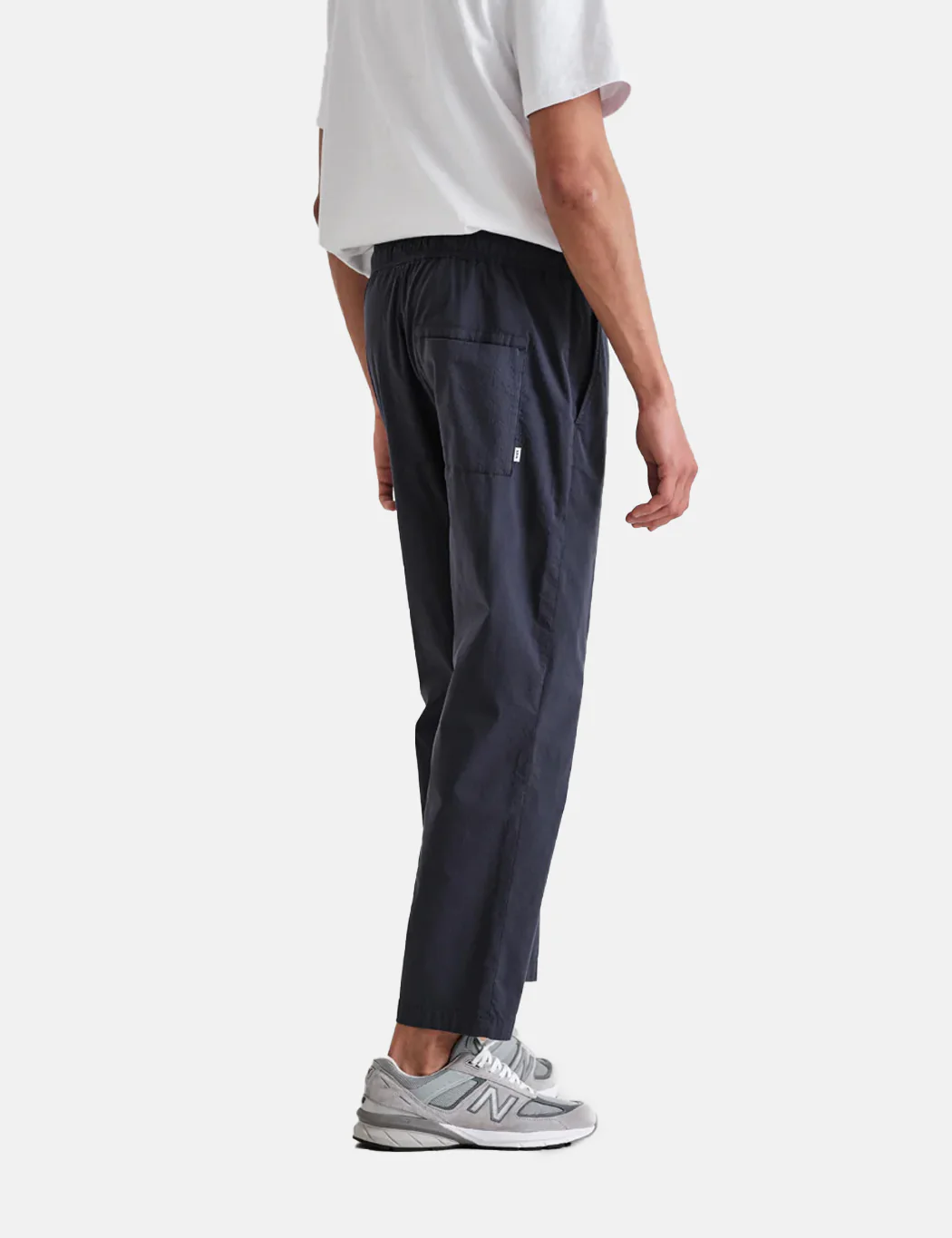 Wax London Kurt Trouser Organic Cotton Twill - Navy Blue - Image 3