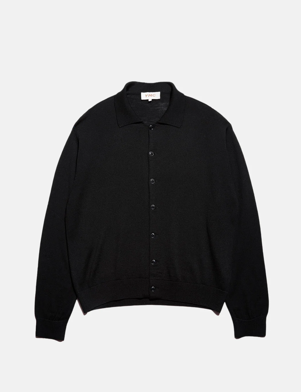 YMC Rat Pack Cardigan (Organic) - Black