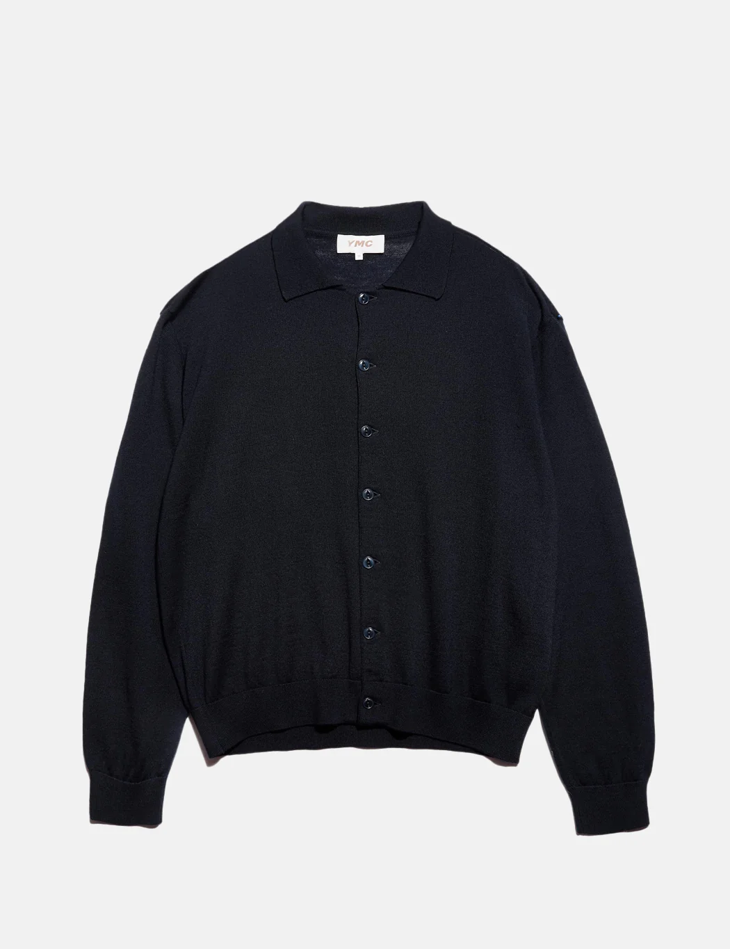 YMC Rat Pack Cardigan (Organic) - Navy Blue