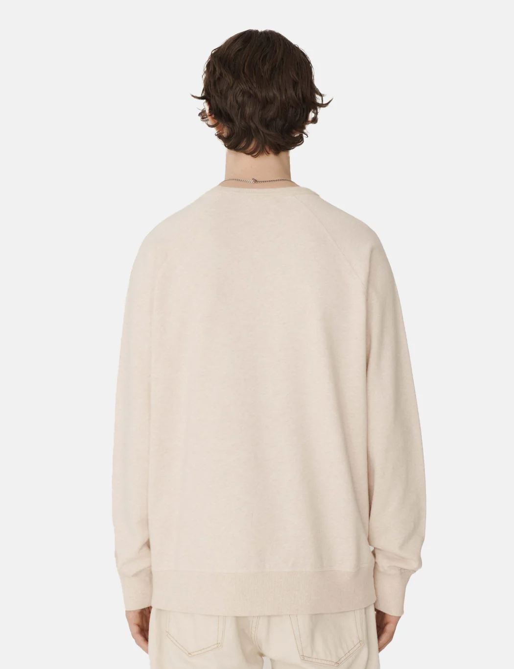YMC Earth Schrank Sweatshirt (Organic) - Ecru Marl - Image 2