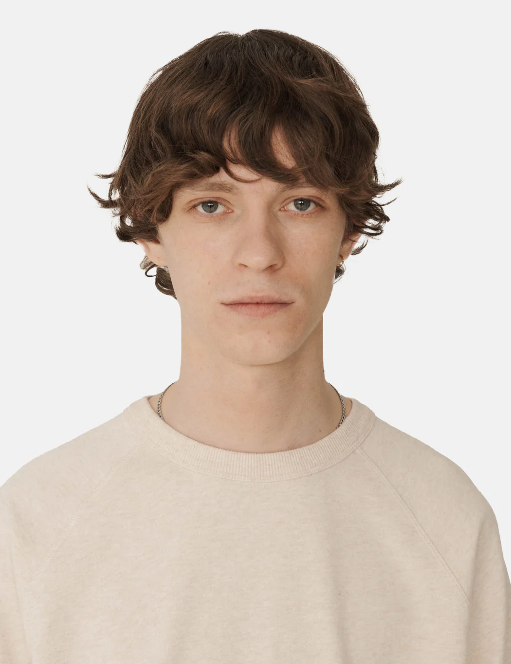 YMC Earth Schrank Sweatshirt (Organic) - Ecru Marl - Image 3