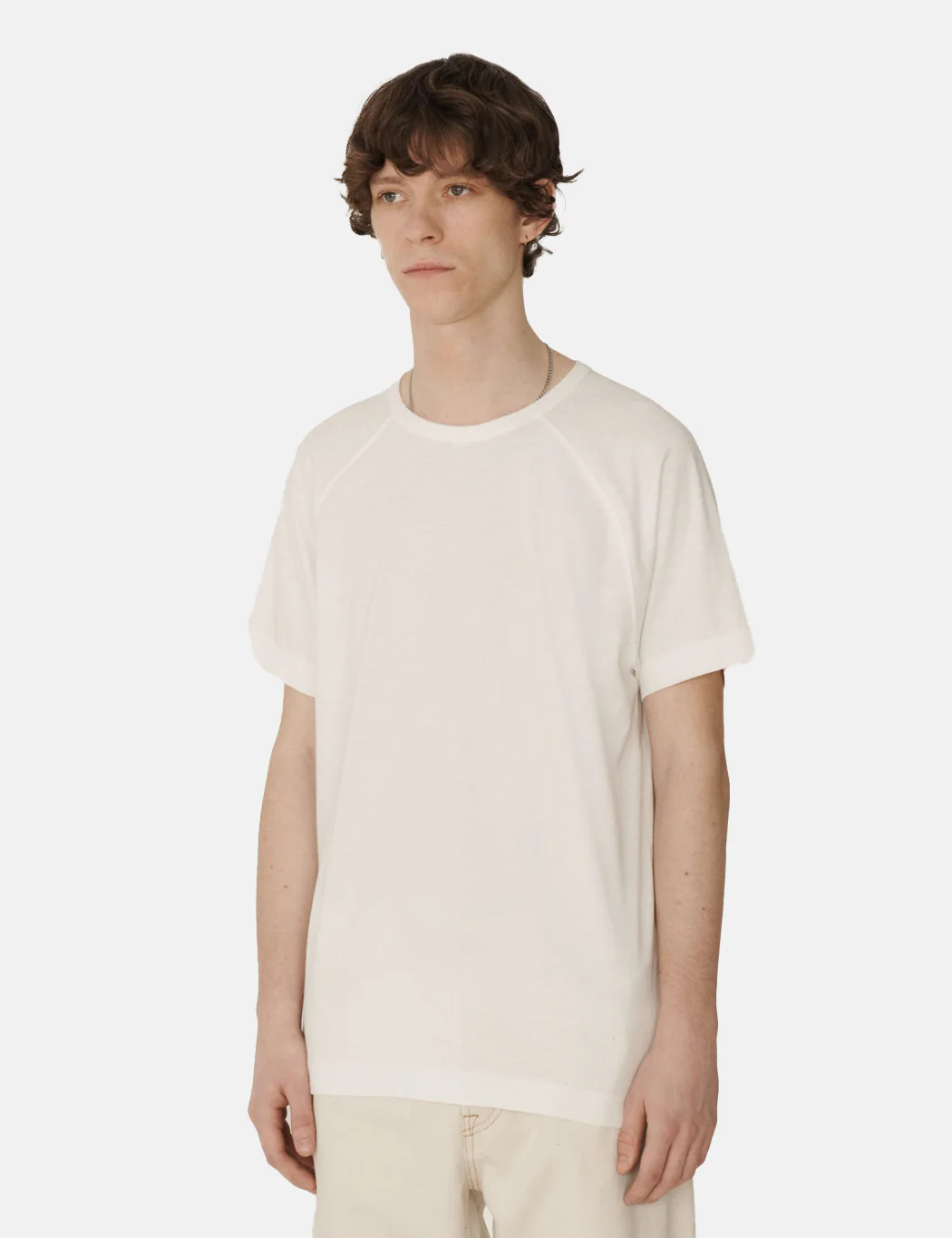 YMC Earth Television T-Shirt (Organic) - White - Image 2